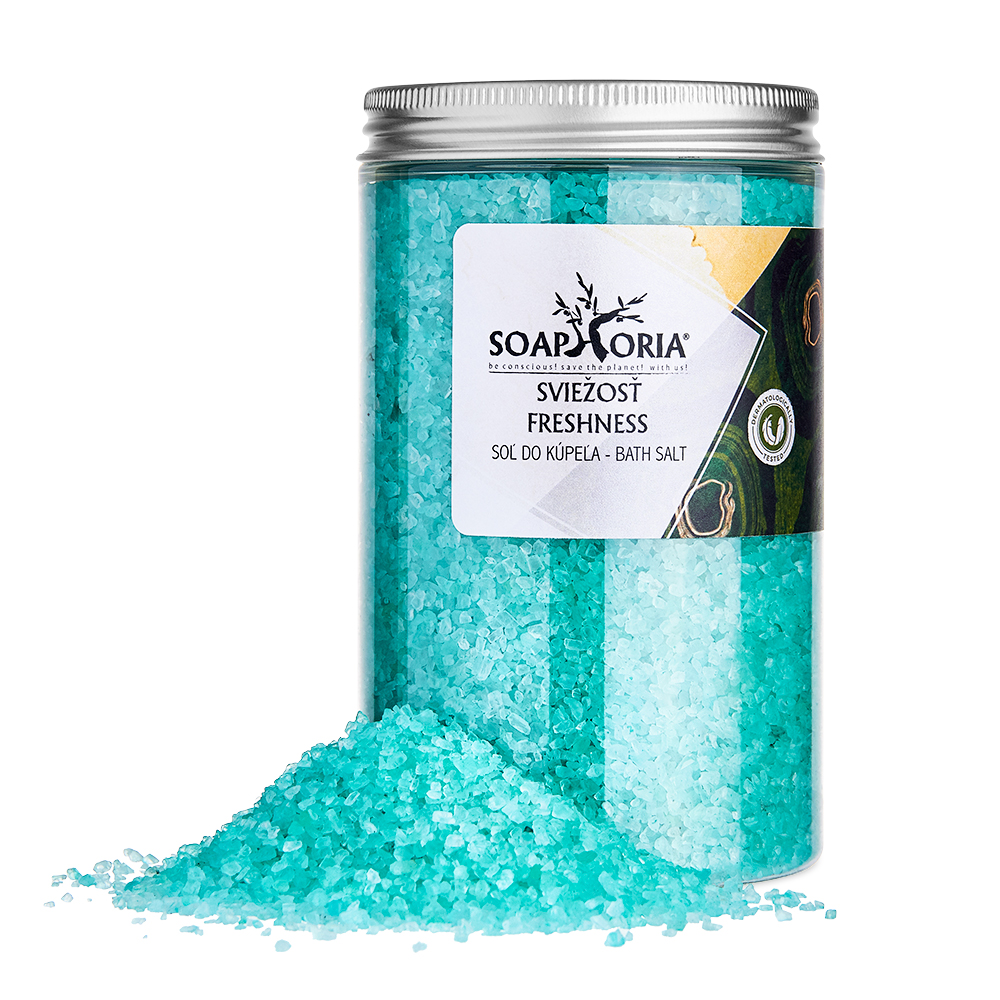Soaphoria Sviežosť - Prírodná soľná zmes do kúpeľa - Soaphoria