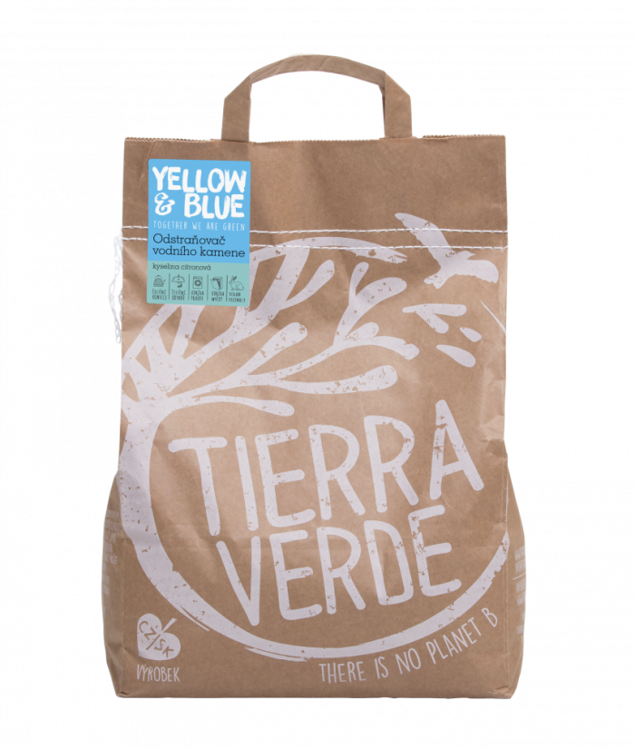 Odstraňovač vodného kameňa (100% kyselina citrónová) - Tierra Verde - Balenie: 5 kg - papierová taška