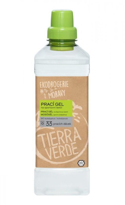 Koncentrovaný ekologický prací gél na športový a funkčný textil s BIO eukalyptovou silicou - Balenie: 1 l - fľaša Koncentrovaný ekologický prací gél na športový a funkčný textil s BIO eukalyptovou silicou - Balenie: 1 l - fľaša