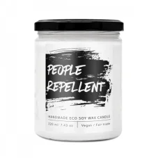 People Repellent - dizajnová sójová sviečka