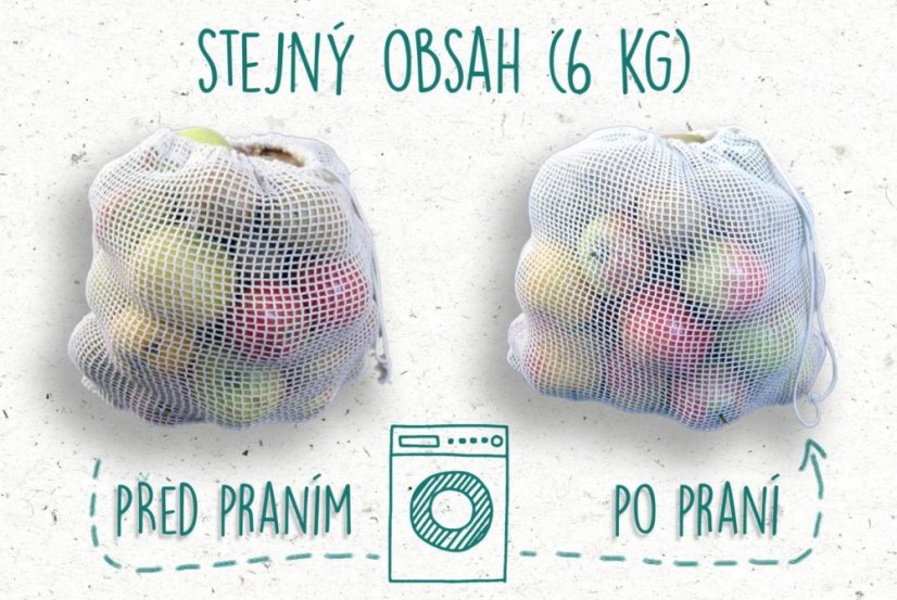 Sieťové vrecko z BIO bavlny s certifikátom GOTS - Tierra Verde