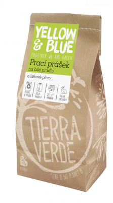 Ekologický prací prášok na biele prádlo a plienky - Tierra Verde