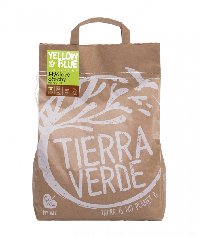 Mydlové orechy v BIO kvalite - Tierra Verde - Balenie: 1 kg - papierové vrecko