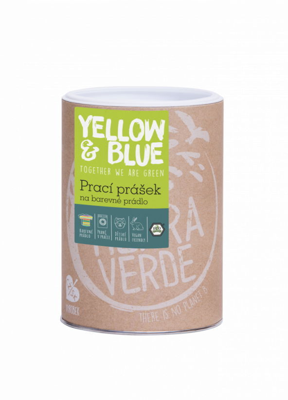 Ekologický prací prášok z mydlových orechov na farebnú bielizeň - Tierra Verde - Balenie: 850 g - papierové vrecko