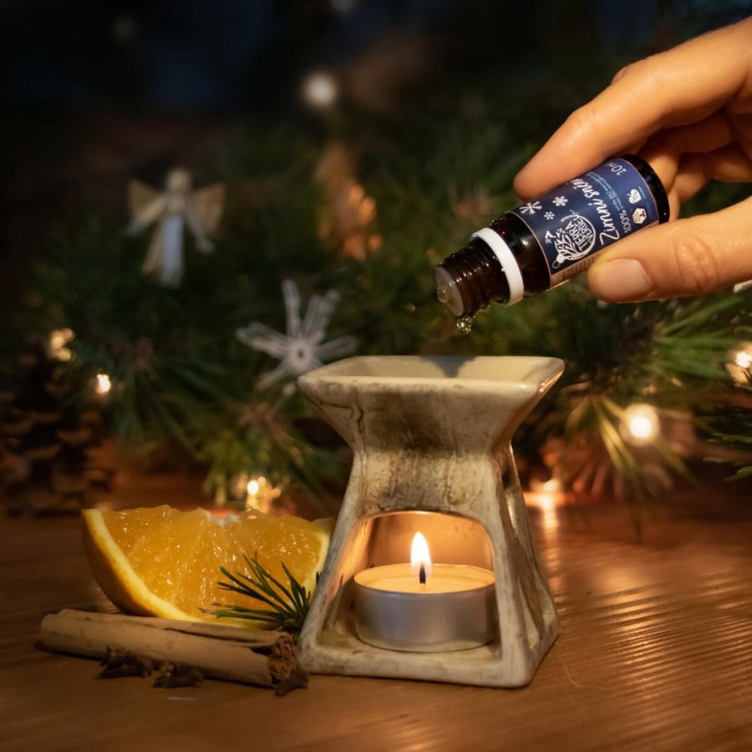 Zimné snenie - Vianočný BIO esenciálny olej - Tierra Verde - Balenie: 10 ml - sklenená fľaštička