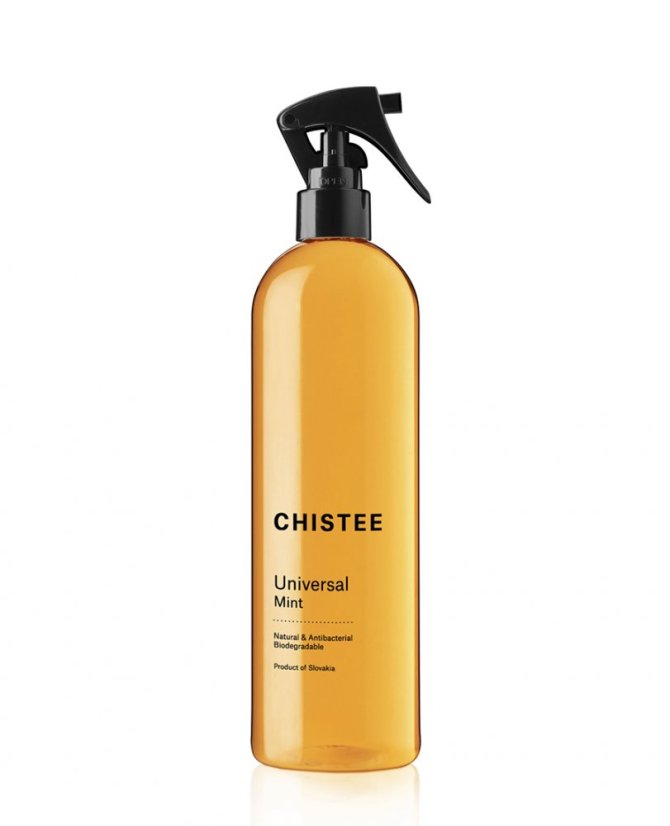 Univerzálny čistiaci sprej Mint (100% prírodný) - CHISTEE - Balenie: 520 ml - fľaša s rozprašovačom