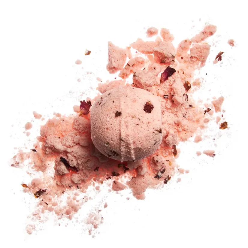 Šumivá bomba do kúpeľa - Romantická ruža - Soaphoria