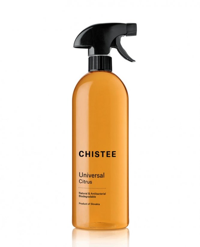 Univerzálny čistiaci sprej Citrus (100% prírodný) - CHISTEE - Balenie: 1050 ml - fľaša s rozprašovačom