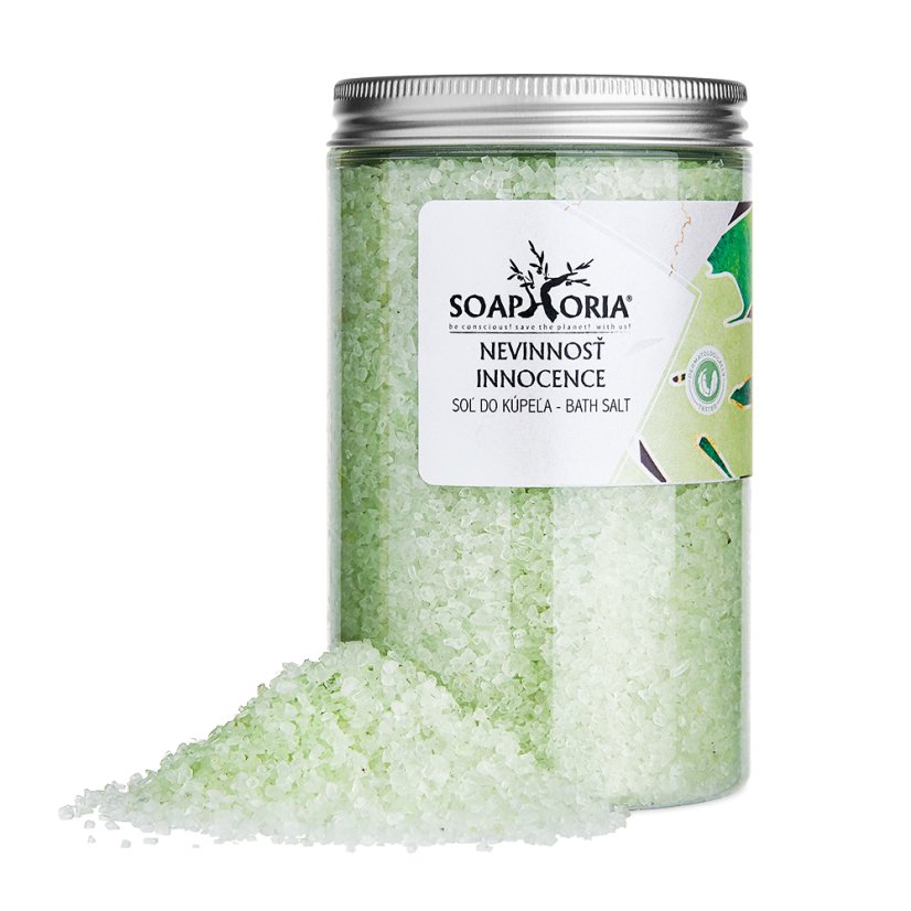 Nevinnosť - Prírodná soľná zmes do kúpeľa - Soaphoria