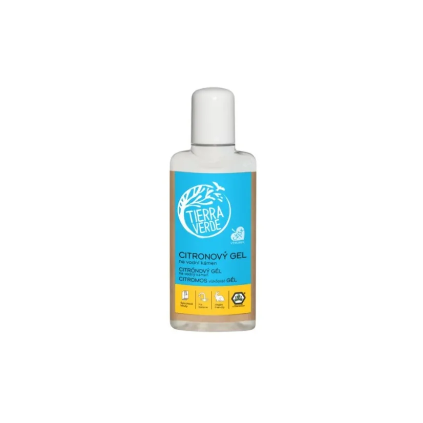 Ekologický gél na vodný kameň s BIO citrónovou silicou - Tierra Verde - Balenie: 750 ml - fľaša