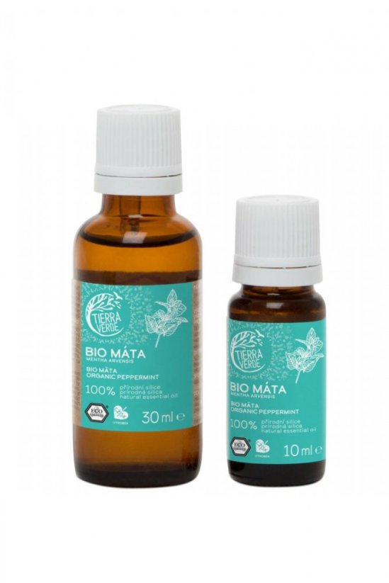 Mäta - BIO esenciálny olej - Tierra Verde - Balenie: 30 ml - sklenená fľaštička