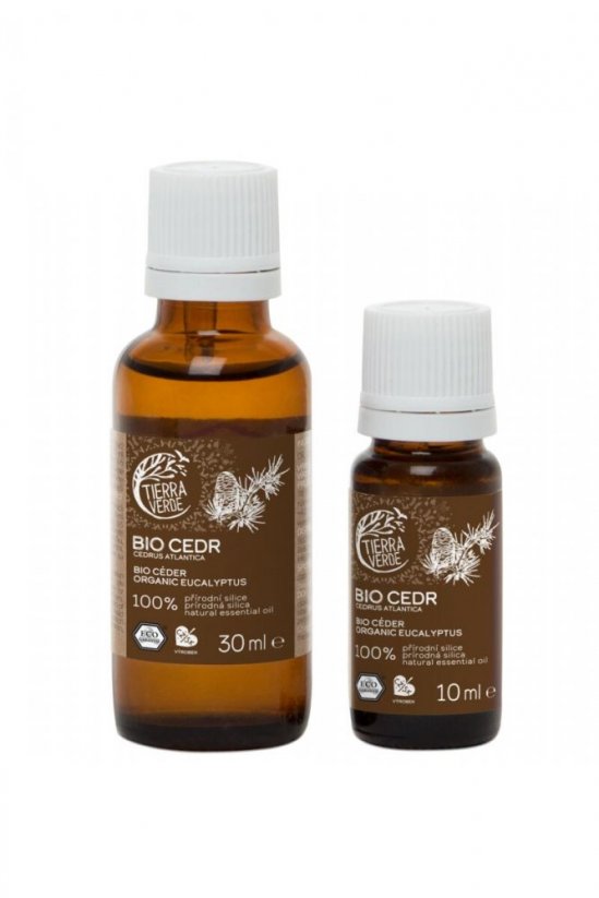 Céder - BIO esenciálny olej - Tierra Verde - Balenie: 10 ml - sklenená fľaštička