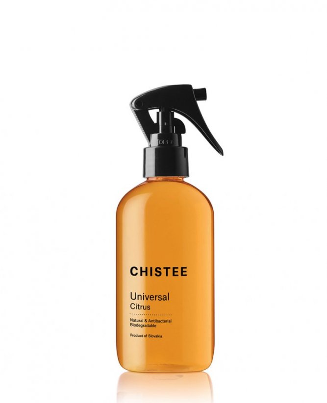 Univerzálny čistiaci sprej Citrus (100% prírodný) - CHISTEE - Balenie: 280 ml - fľaša s rozprašovačom