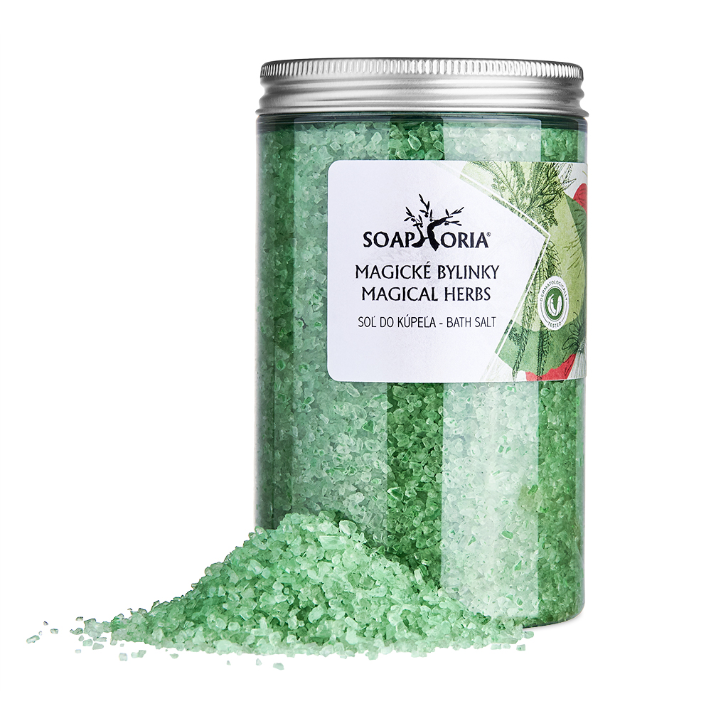 Soaphoria Magické bylinky - Prírodná soľná zmes do kúpeľa - Soaphoria